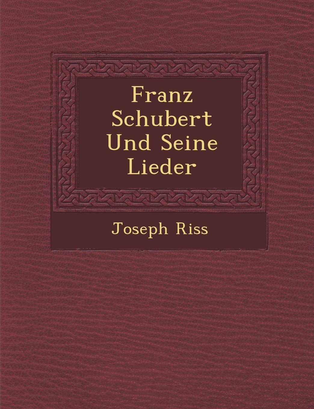 Franz Schubert Und Seine Lieder (German Edition)