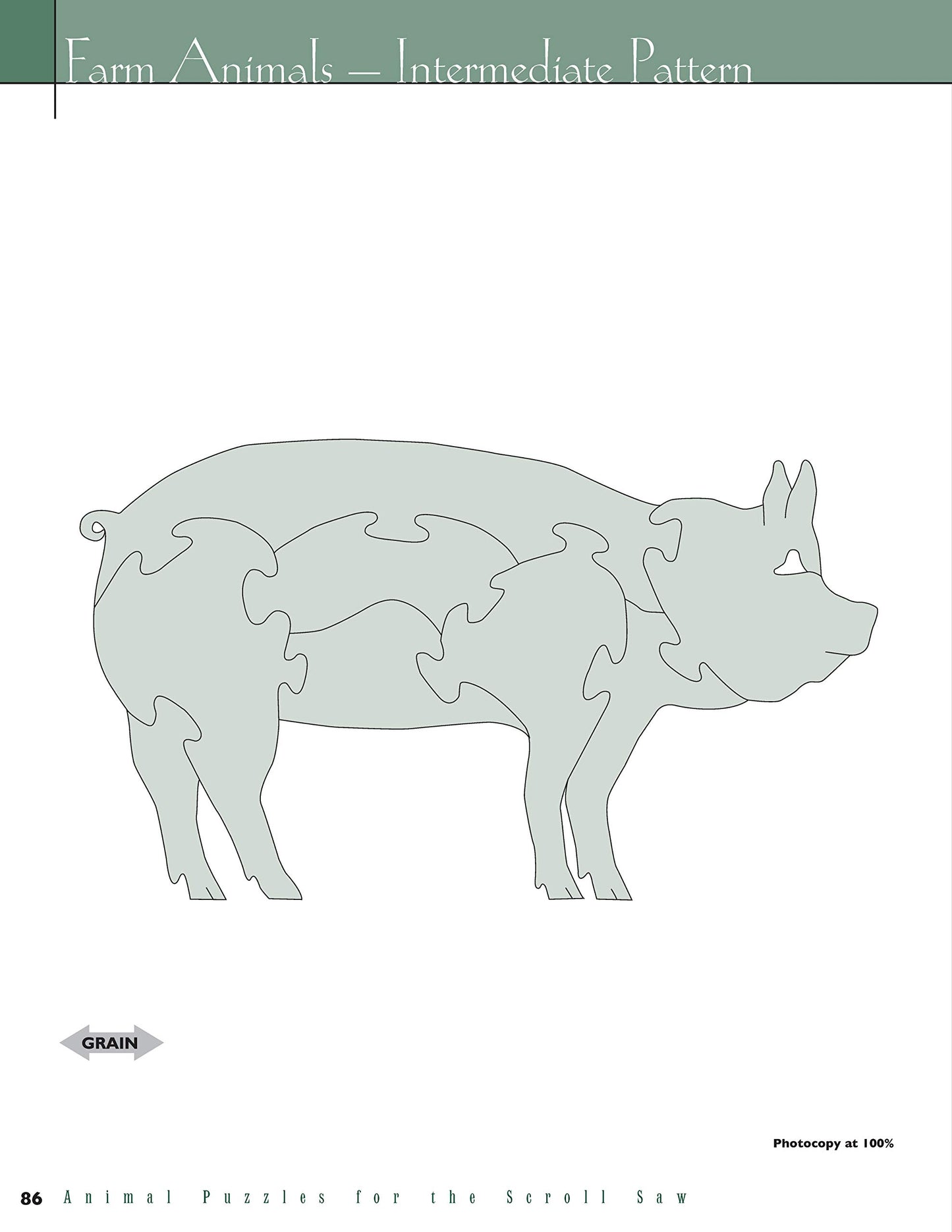 Animal Puzzles for the Scroll Saw, Second Edition: Newly Revised & Expanded, Now 50 Projects in Wood (Fox Chapel Publishing) Designs including Kittens, Koalas, Bulldogs, Bears, Penguins, Pigs, & More