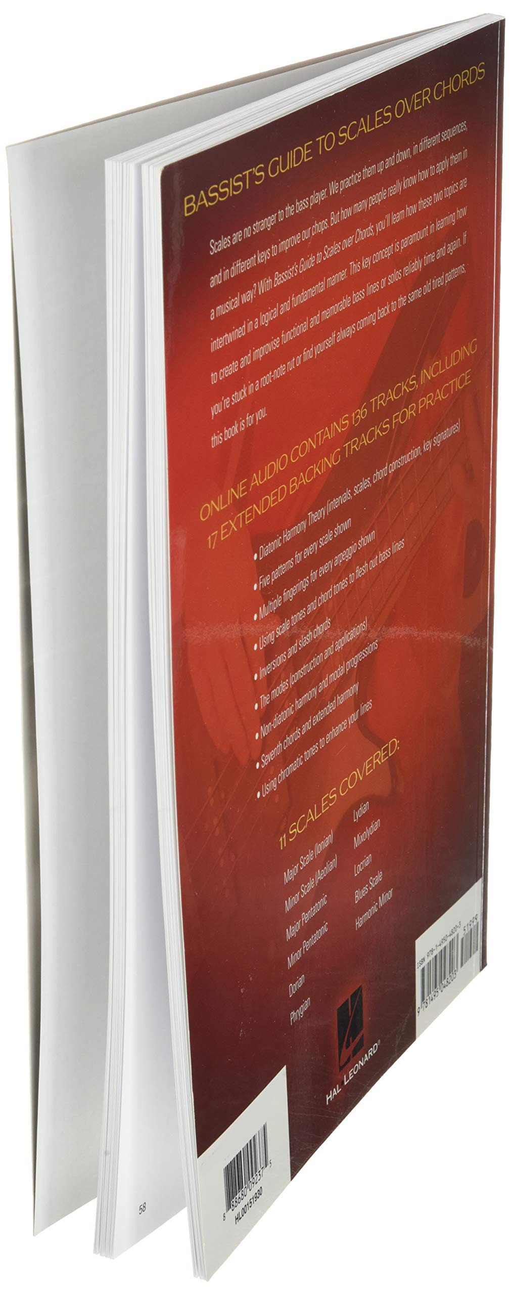 Bassist's Guide to Scales Over Chords Book/Online Audio