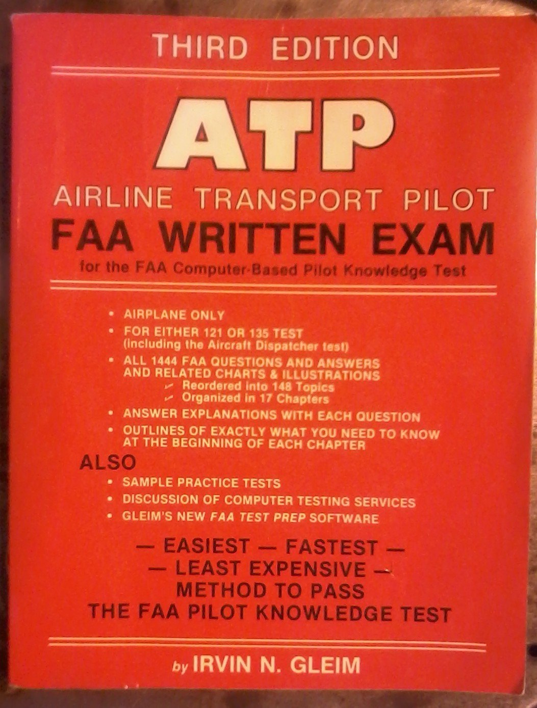ATP Airline Transport Pilot FAA Written Exam