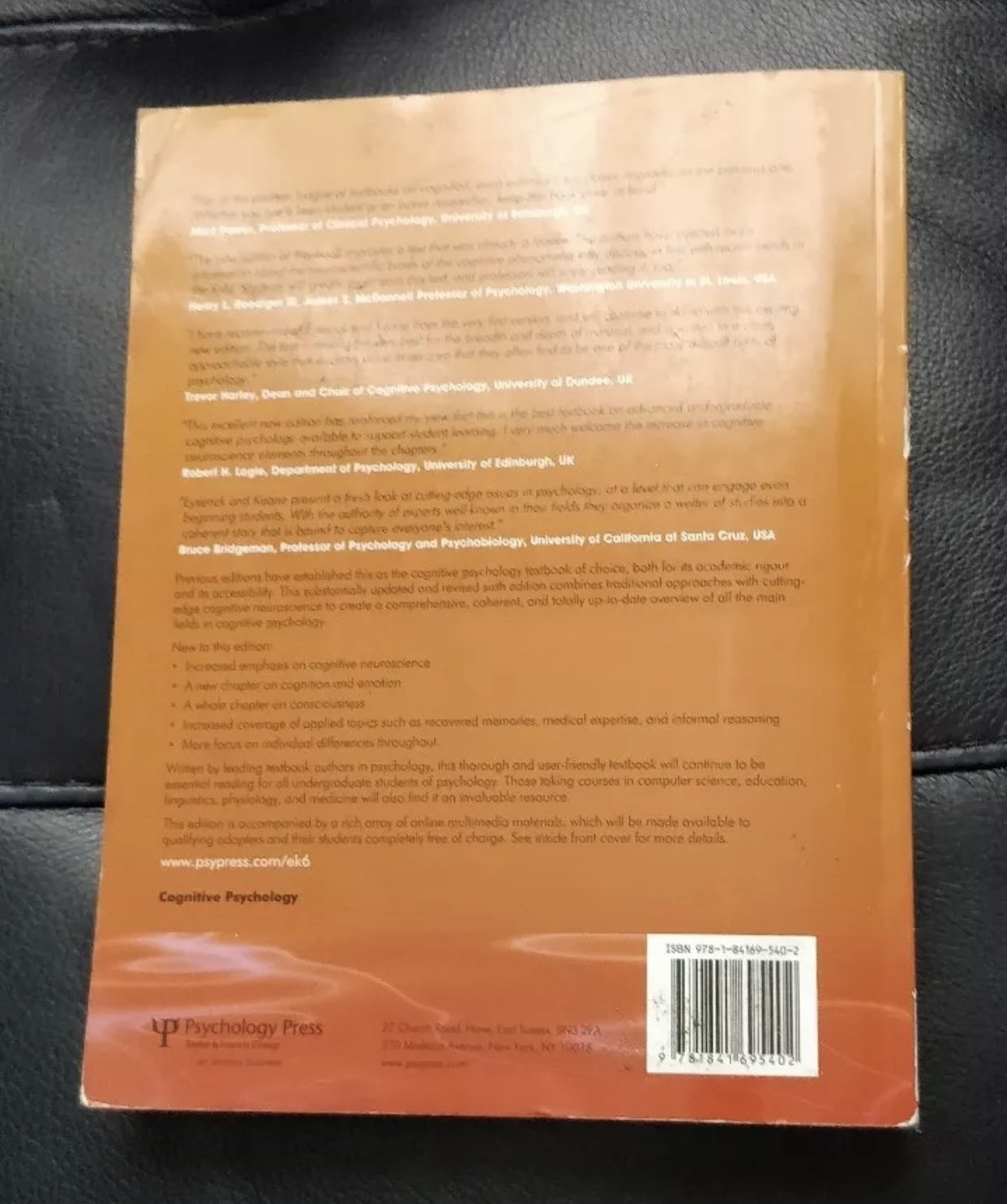 Cognitive Psychology: A Student's Handbook, 6th Edition