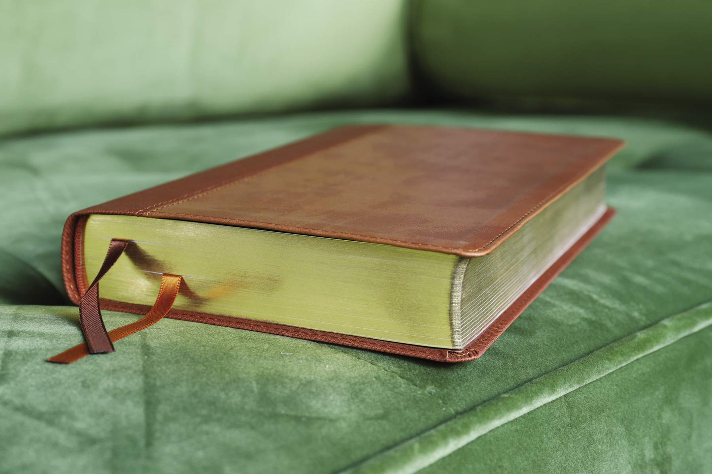 NIV Personal Size Bible Large Print Leathersoft Brown