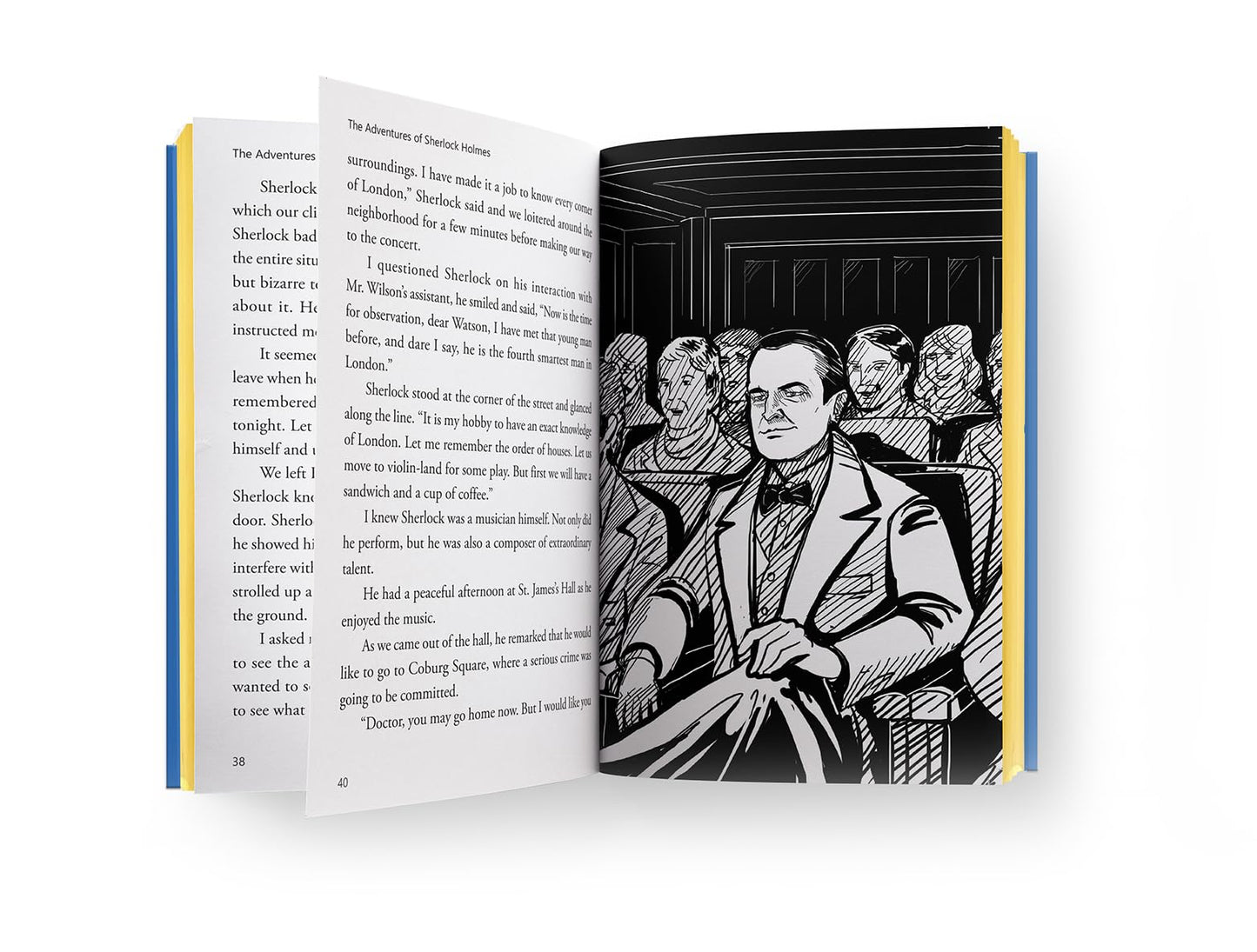 The Adventures of Sherlock Holmes : illustrated Abridged Children Classics English Novel with Review Questions