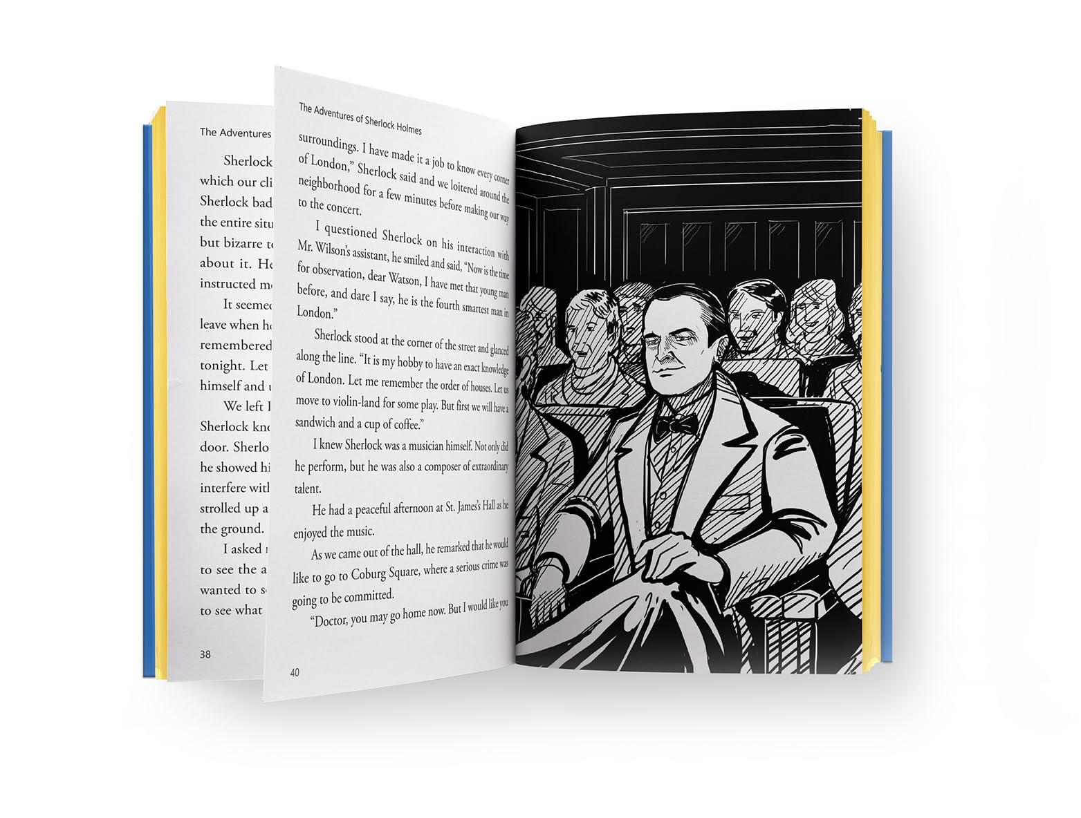 The Adventures of Sherlock Holmes : illustrated Abridged Children Classics English Novel with Review Questions