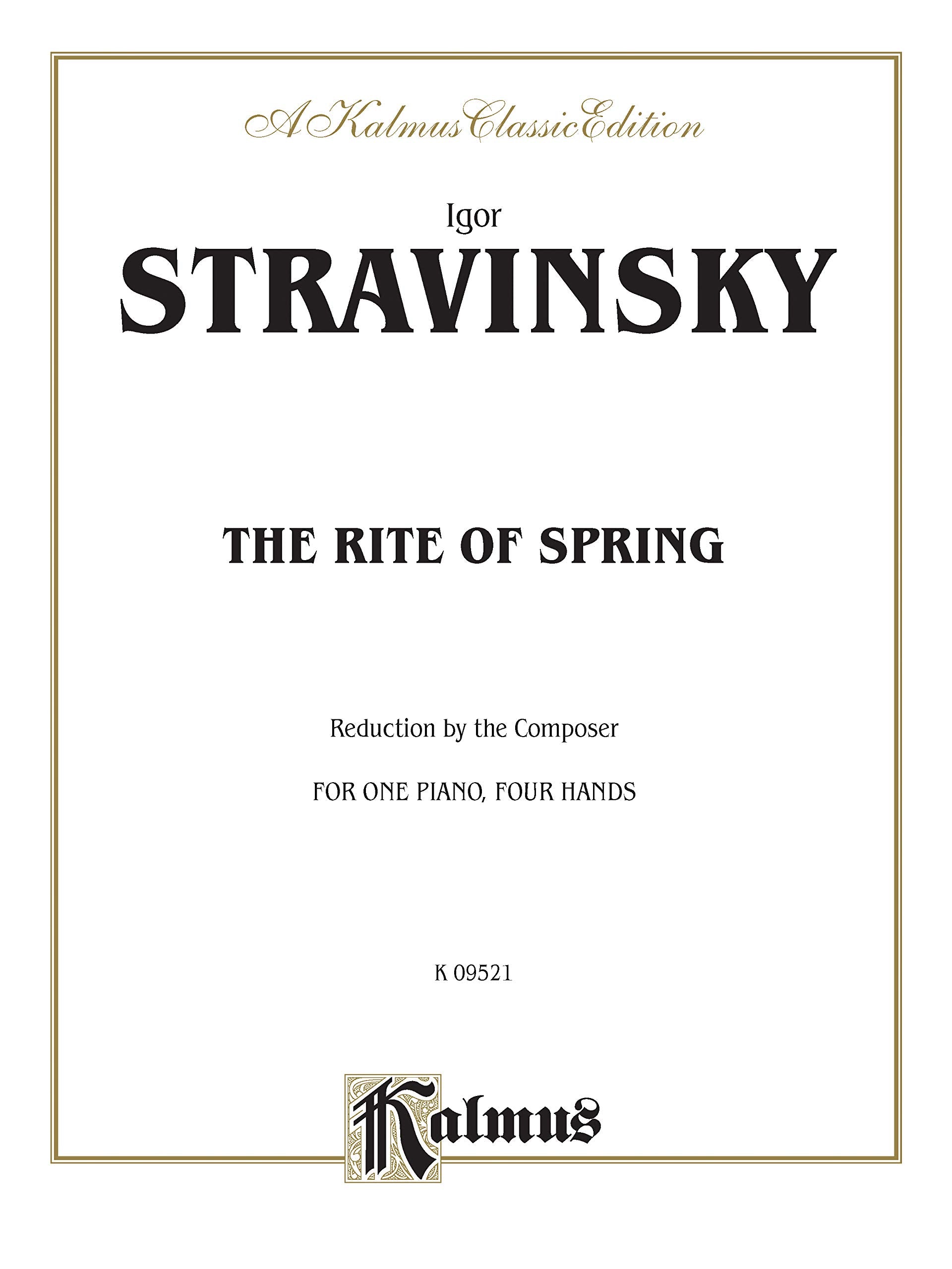 The Rite of Spring (Kalmus Edition)