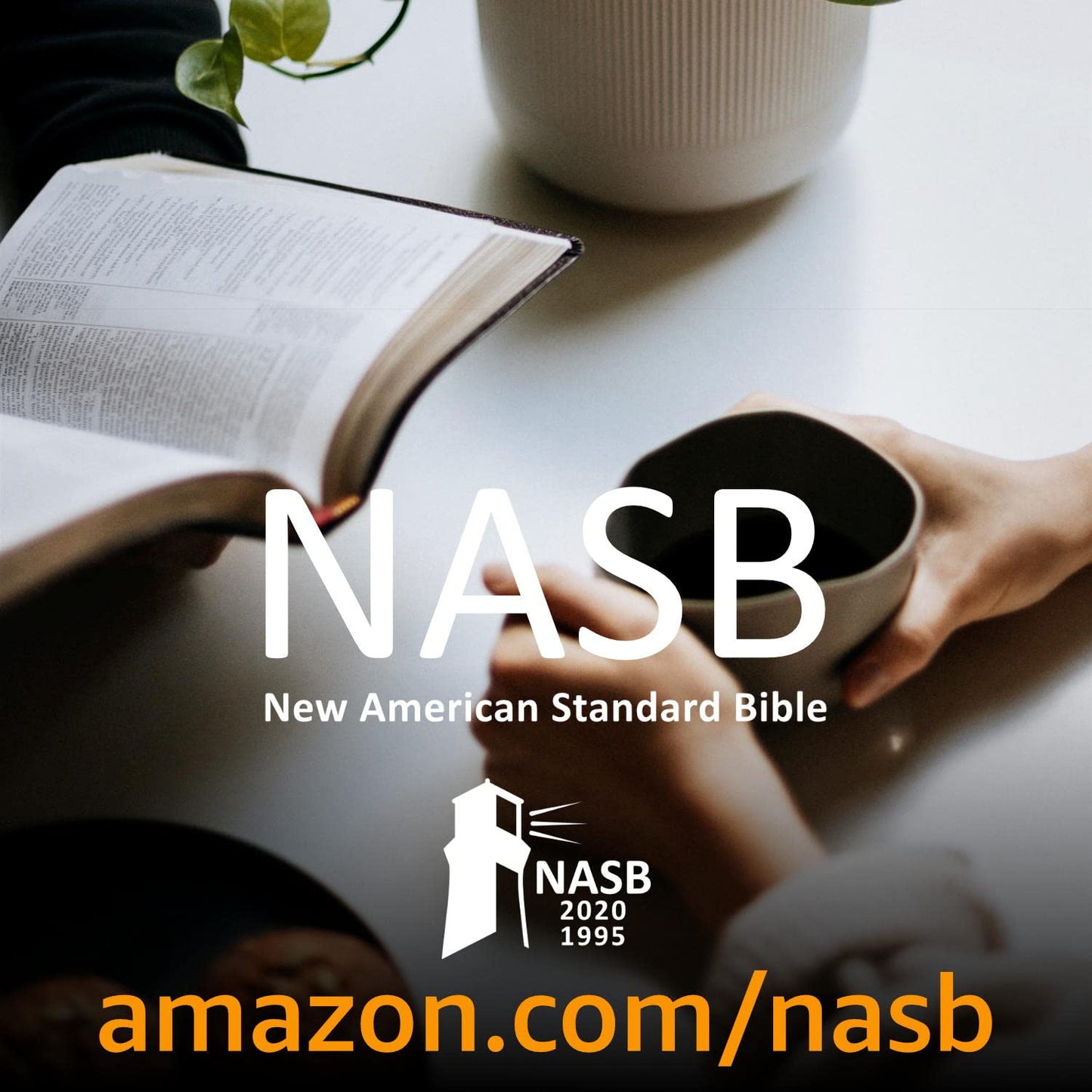 NASB Giant Print Bible, Black, Genuine Leather, 2020 text