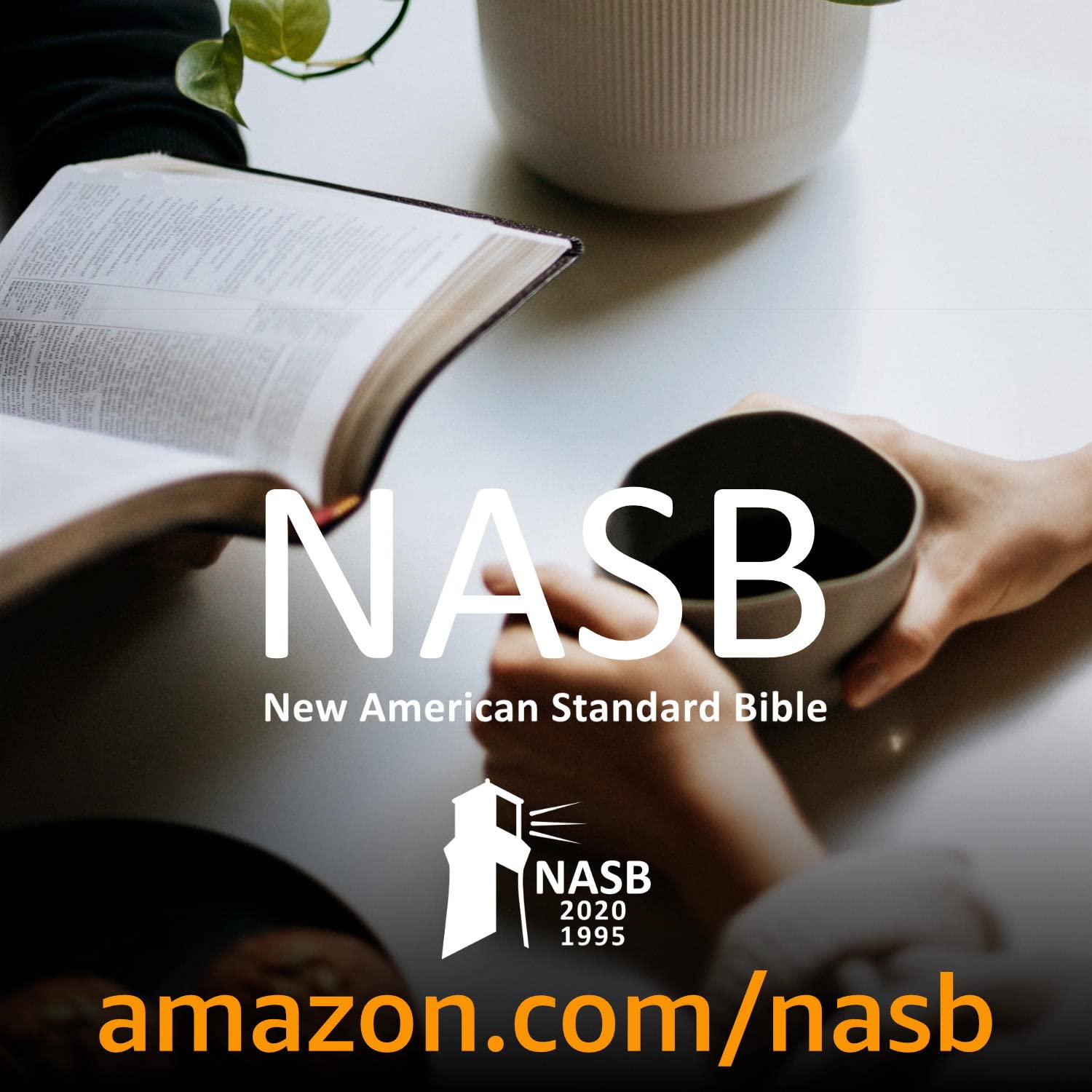 NASB Giant Print Bible, Black, Genuine Leather, 2020 text