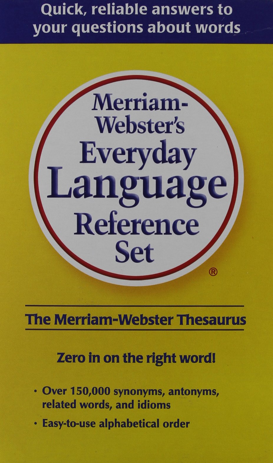 Merriam-Webster's Everyday Language Reference Set