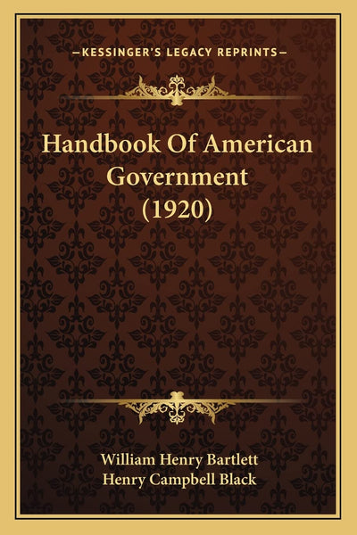 Handbook of American Government (1920)