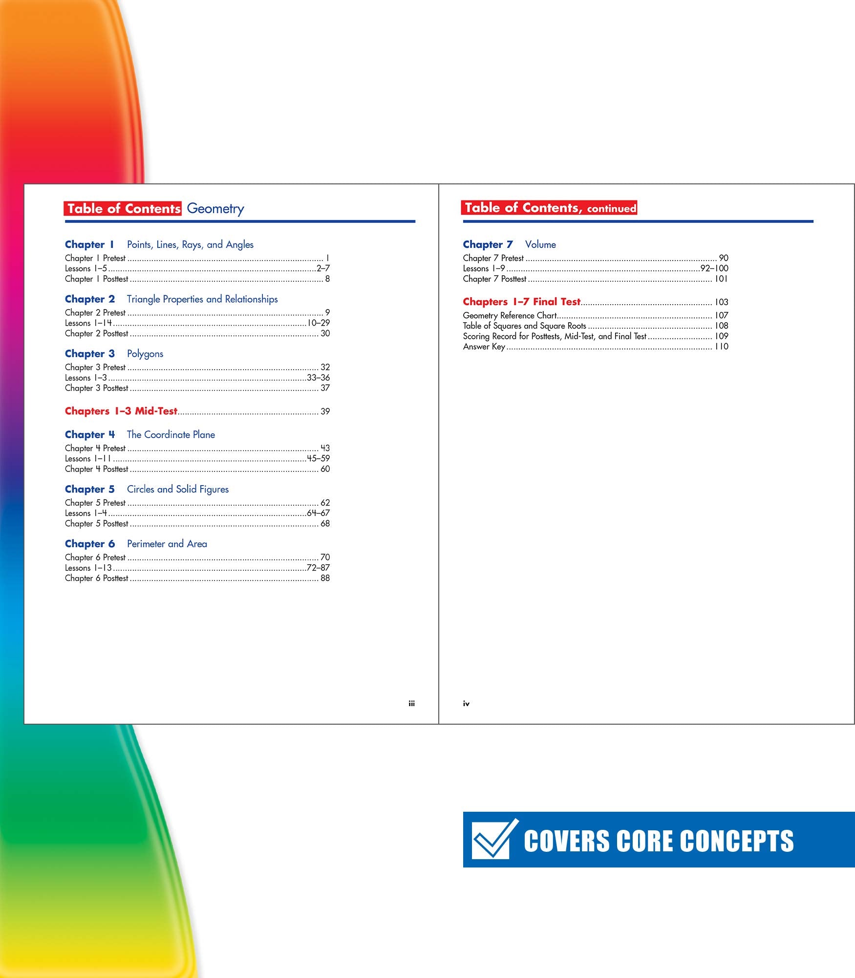 Spectrum Grades 6-8 Geometry Math Workbook, Mathematics Book for Kids Ages 11 to 14 Covering Geometric Shapes, Perimeter, Area, Volume, Angles, and More, Classroom or Homeschool Curriculum