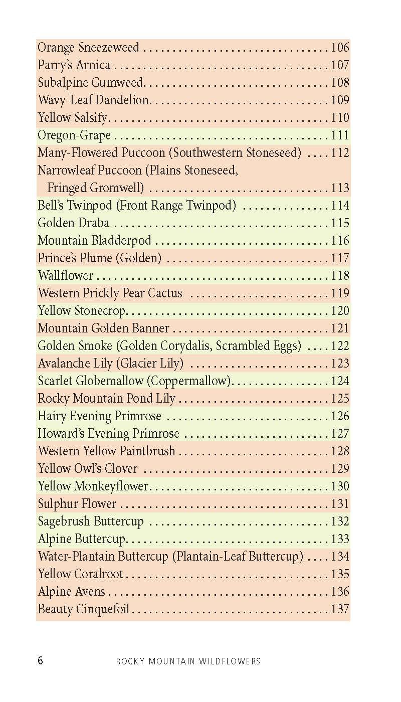 Rocky Mountain Wildflowers (Colorado Mountain Club Pack Guide)