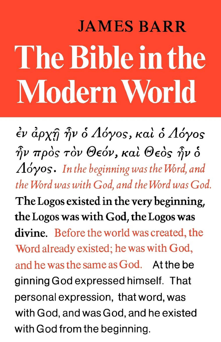 The Bible in the Modern World