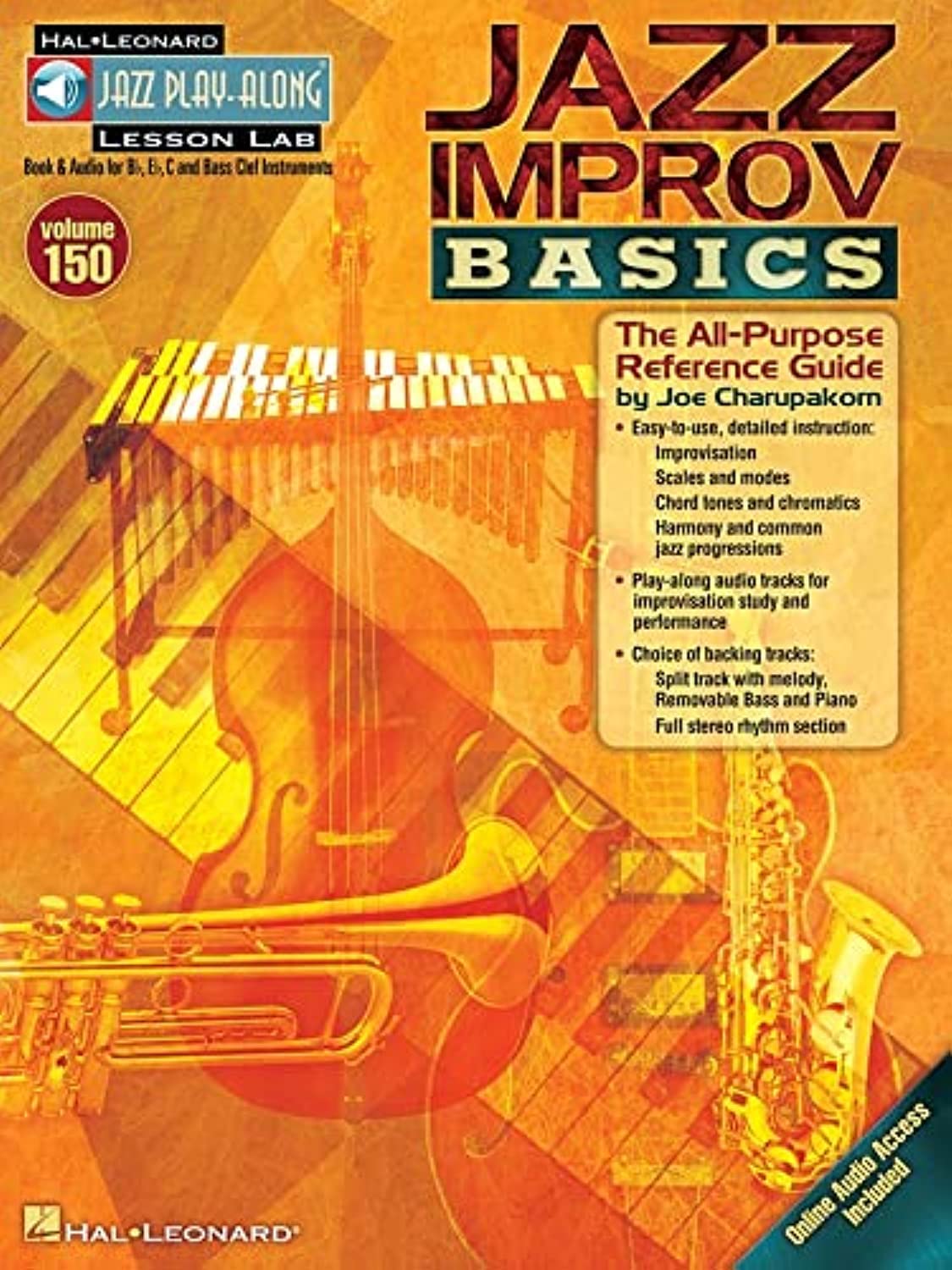 Jazz Improv Basics - Jazz Play-Along, Volume 150 Book/Online Audio (Hal Leonard Jazz Play-Along)