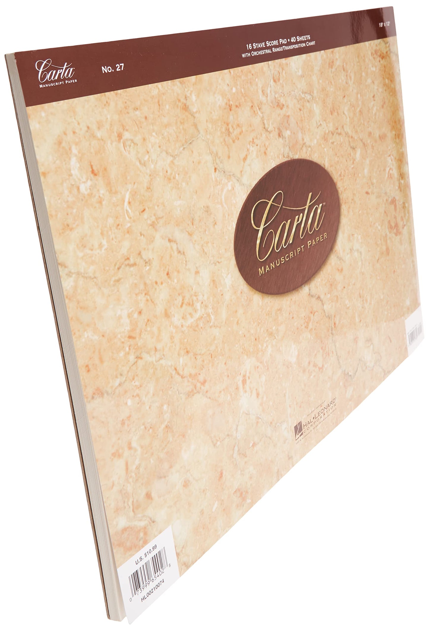 No. 27: Carta Manuscript Paper