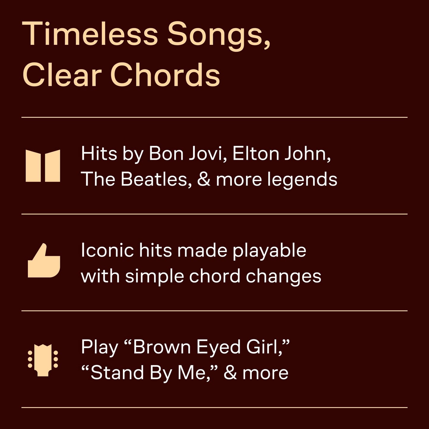 Four Chord Songs (Guitar Chord Songbooks)