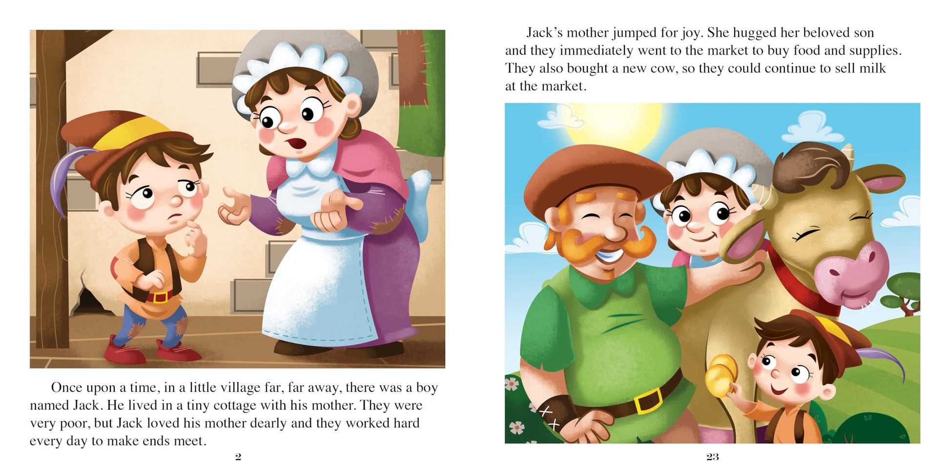 Phidal Jack and the Beanstalk Little Classics - Stories for kids, 24-page storybook