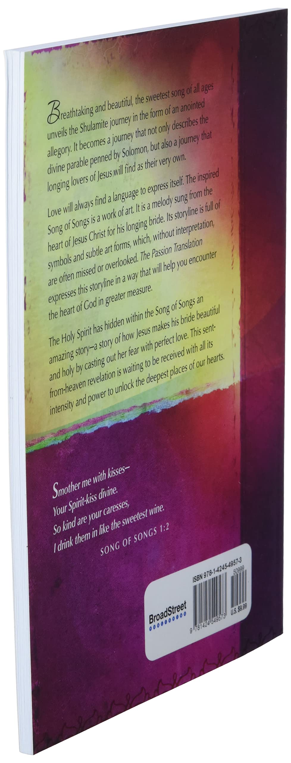 Song of Songs: Divine Romance (The Passion Translation) (Paperback) - A Perfect Religious Gift for Birthdays, Holidays, and More