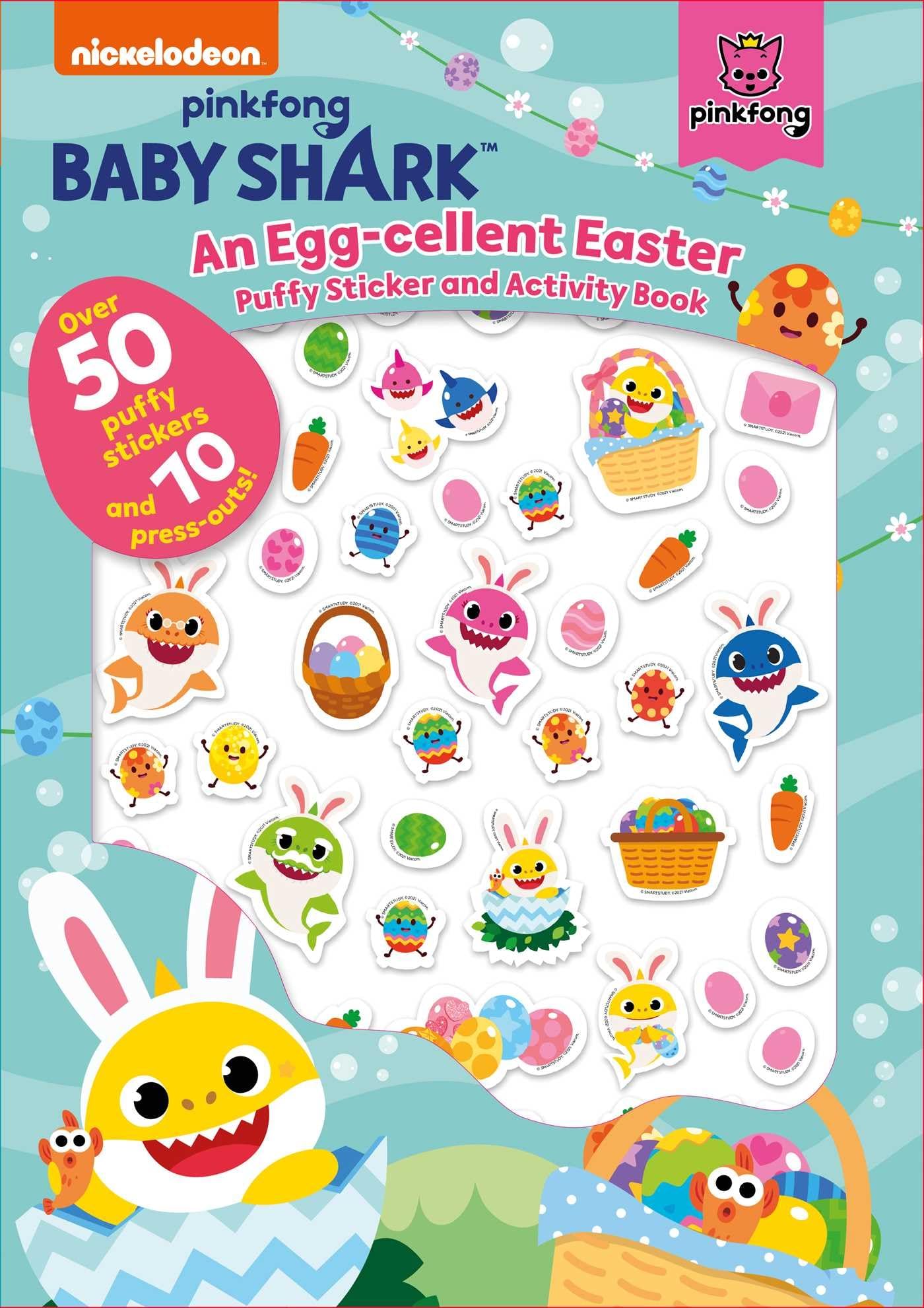 Baby Shark: An Egg-cellent Easter Puffy Sticker and Activity Book