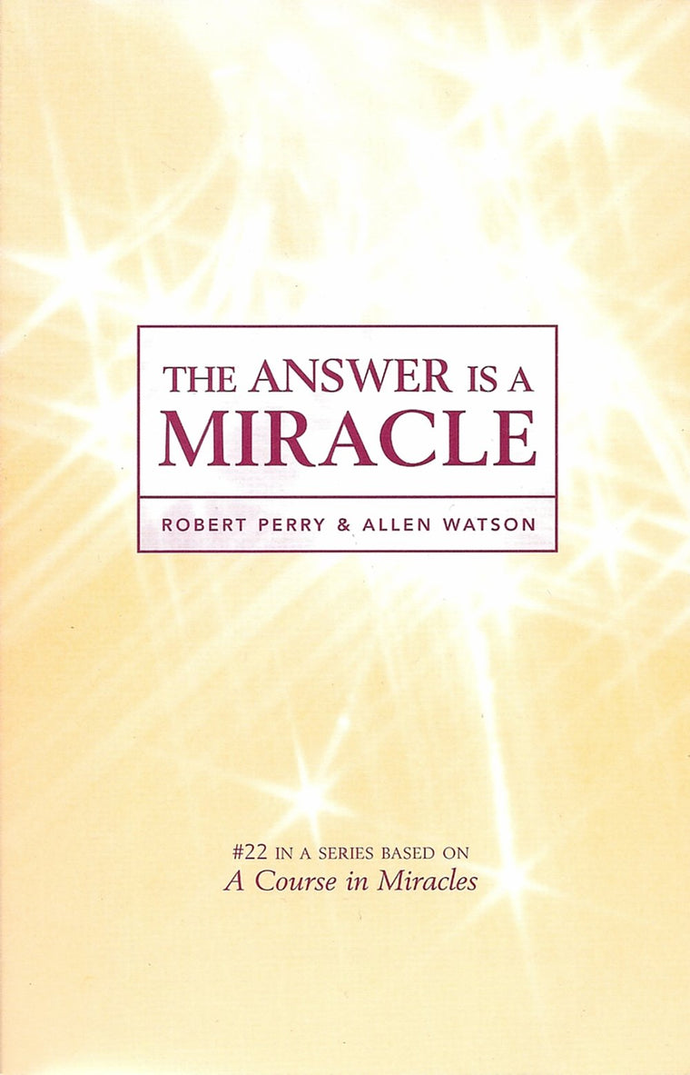 The Answer Is a Miracle