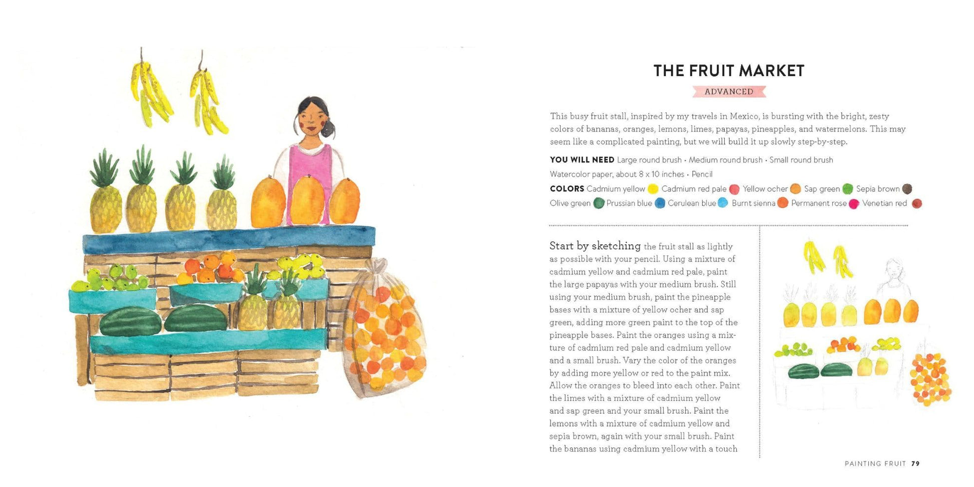 The Joy of Watercolor: 40 Happy Lessons for Painting the World Around You