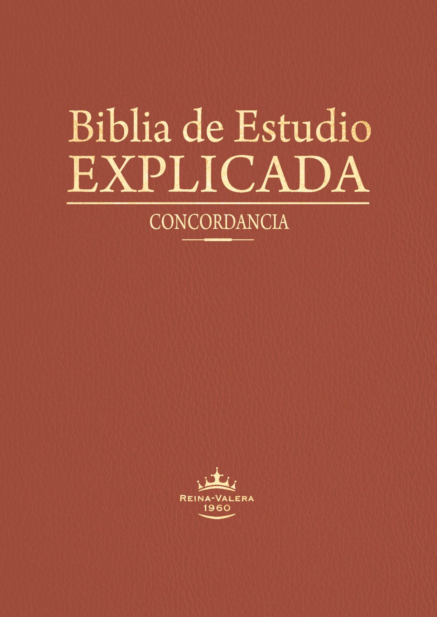 Biblia de estudio Explicada (Piel especial marrón claro) (Spanish Edition)
