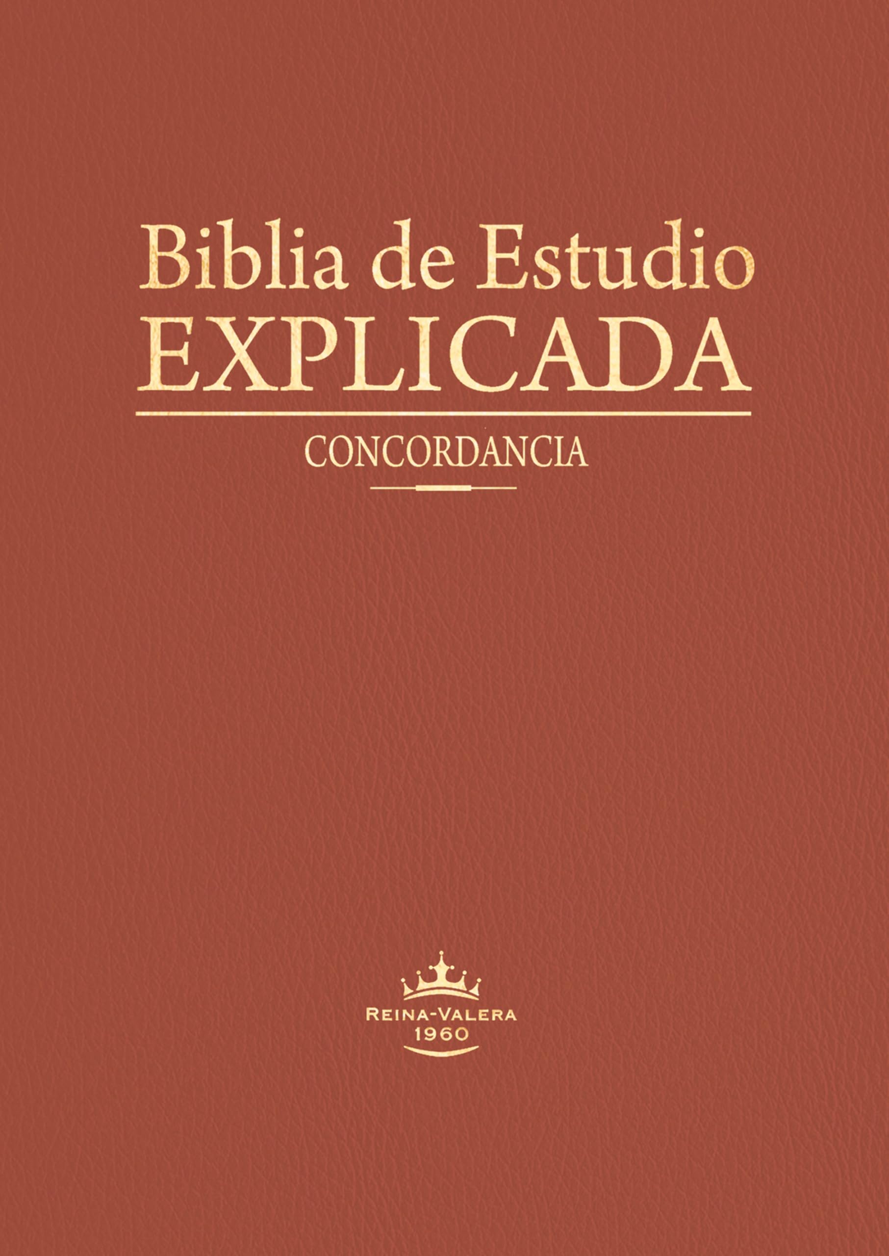 Biblia de estudio Explicada (Piel especial marrón claro) (Spanish Edition)