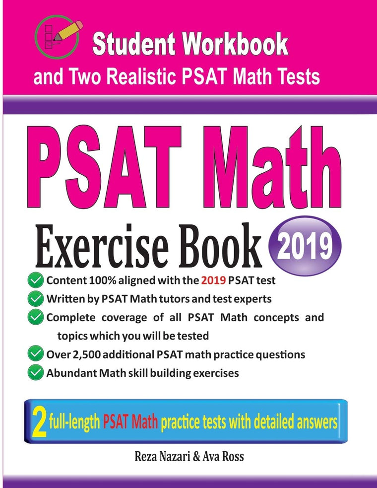 PSAT Math Exercise Book: Student Workbook and Two Realistic PSAT Math Tests