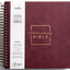Illustrating Bible CSB - Spiral Bound Bible Journal, Cranberry