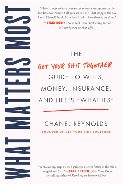 What Matters Most: The Get Your Shit Together Guide to Wills, Money, Insurance, and Life's "What-ifs" - A Compassionate No-Nonsense Handbook for Estate Planning After Loss