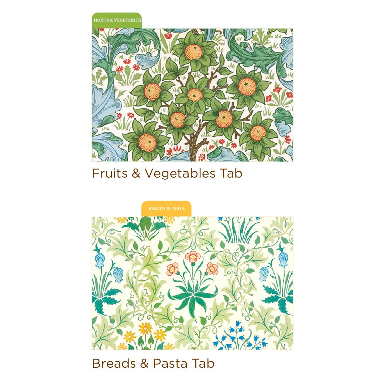 Galison William Morris Recipe Box (32638)