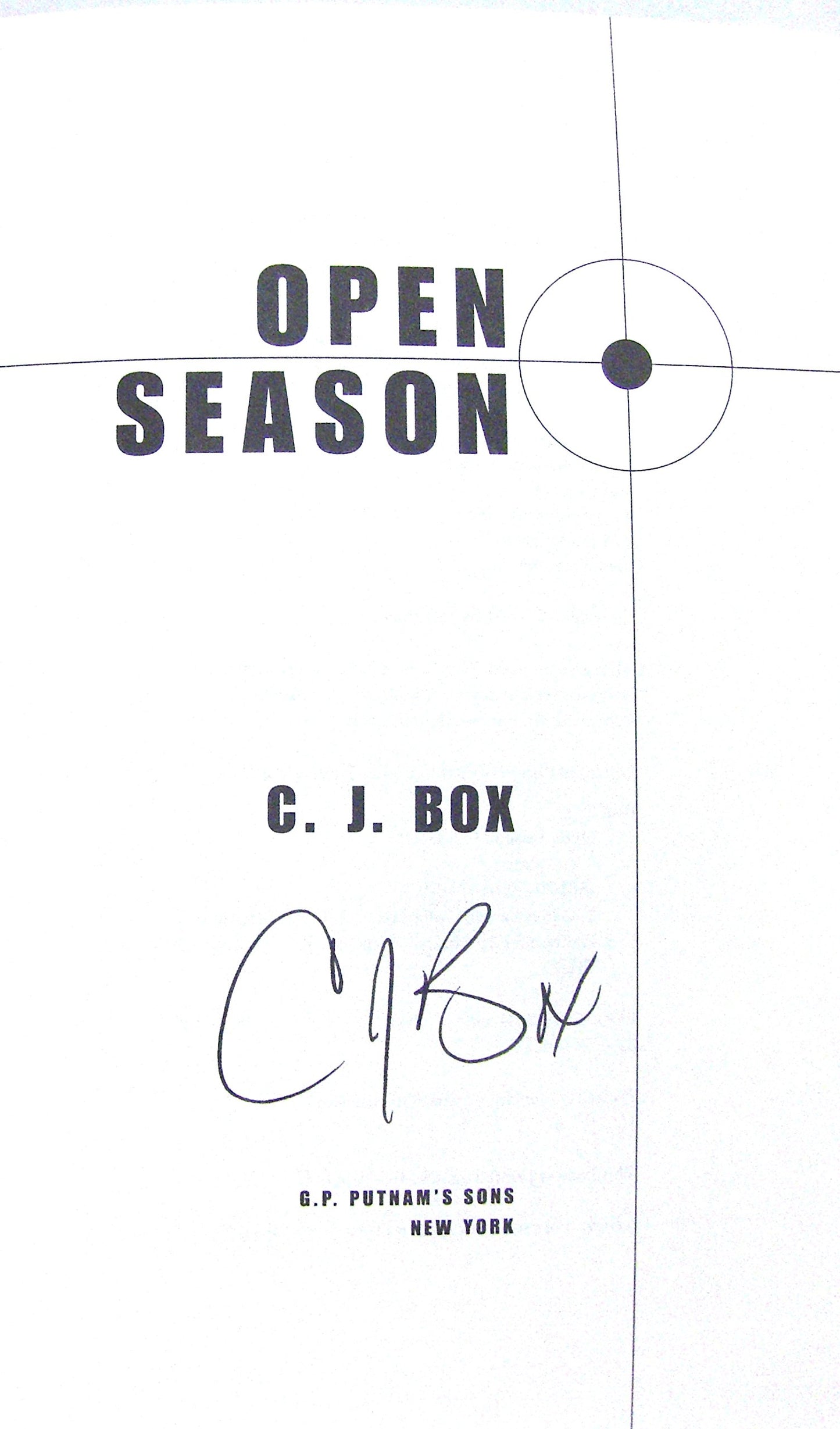 Open Season (A Joe Pickett Novel) by Box, C. J.