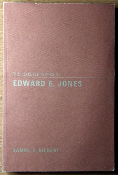 The Selected Works of Edward E. Jones