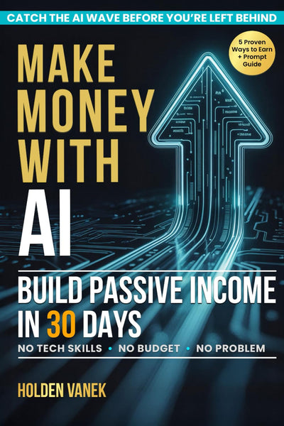 Make Money with AI: A Step-by-Step Beginners Guide to Mastering ChatGPT, Prompts, and Online Tools to Start Building Profitable Passive Income Streams in 30 Days Using Artificial Intelligence