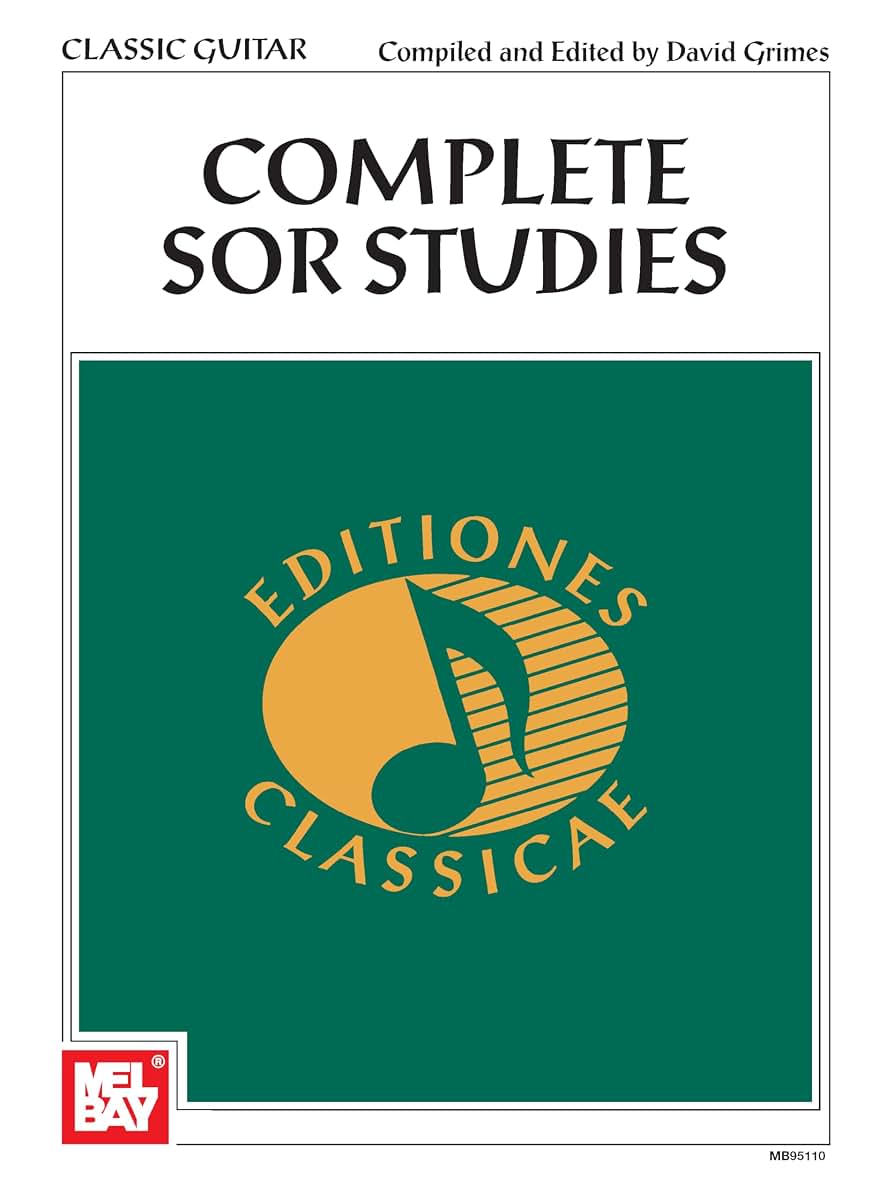 Mel Bay Complete Sor Studies for Guitar