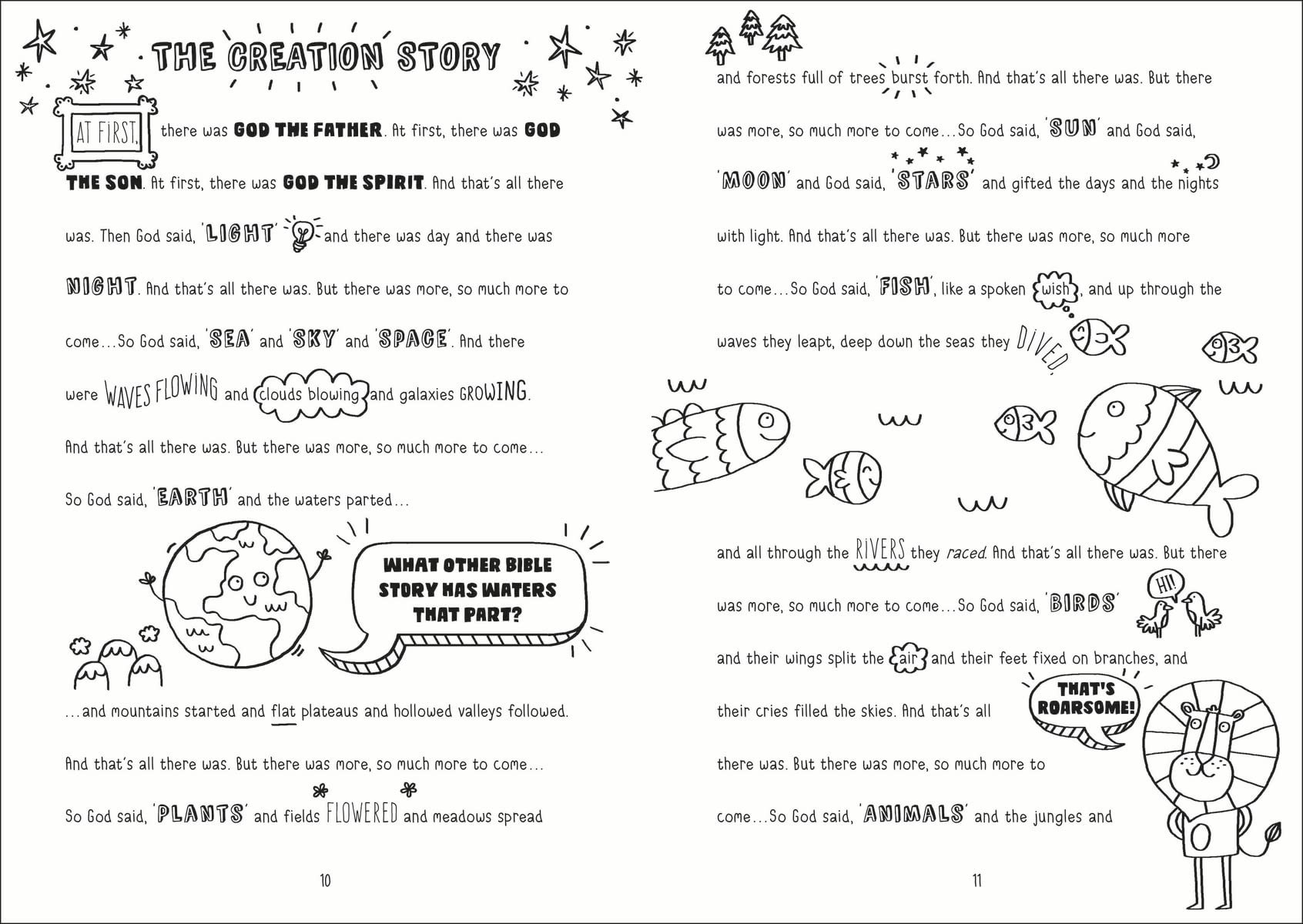 My Epic, Doodletastic Bible Storybook: 60 Bible Stories to Read, Color, and Draw