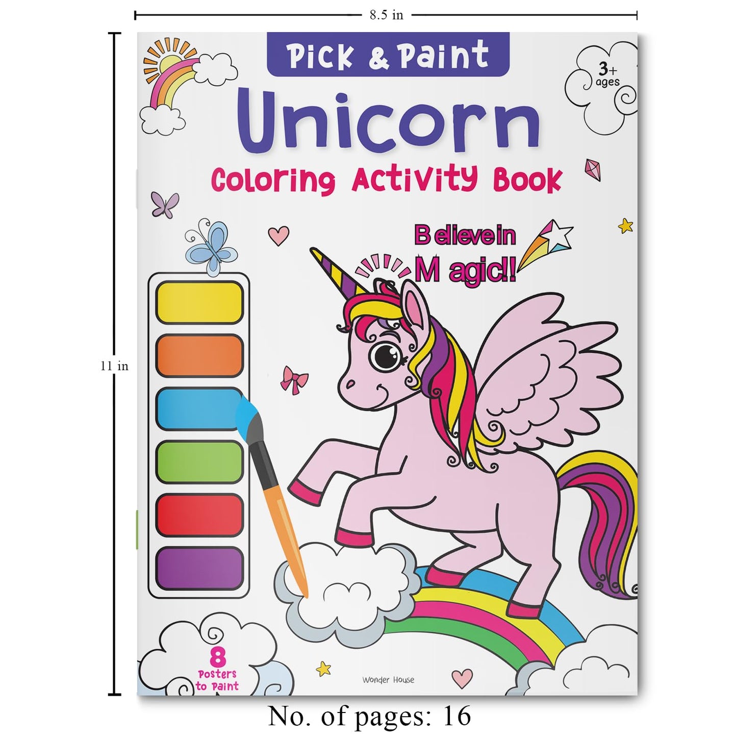 Unicorn: Pick and Paint Coloring Activity Book