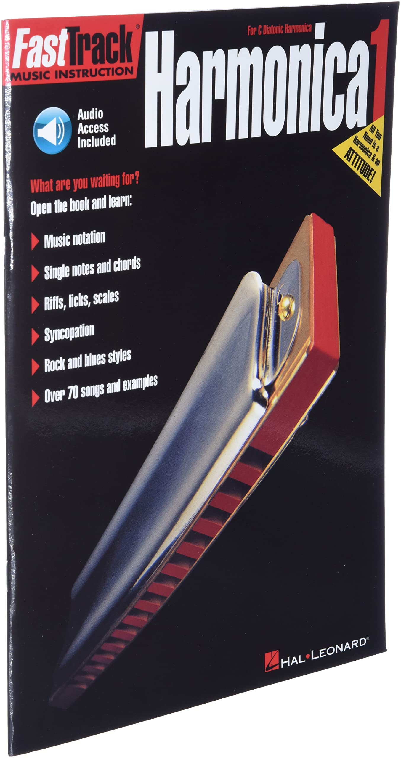 FastTrack Harmonica Method - Book 1 Book/Online Audio (Fast Track Music Instruction)