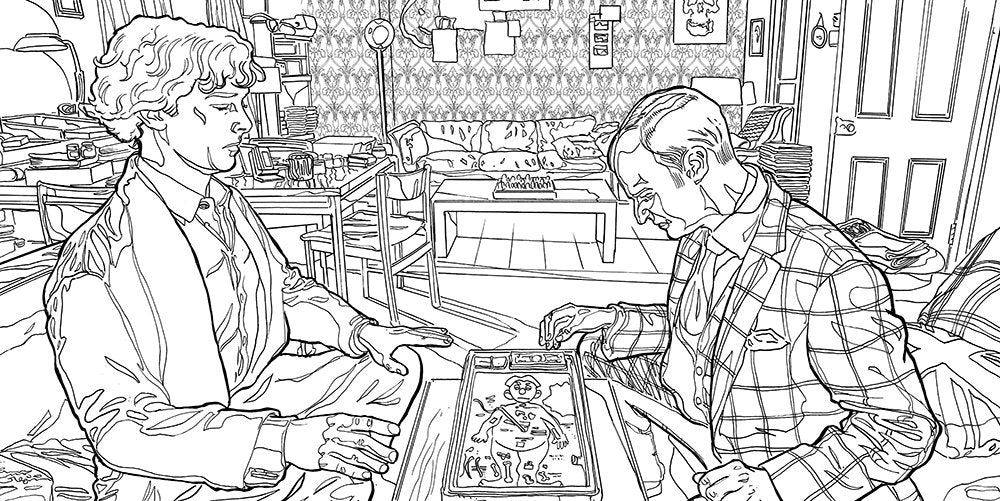 Sherlock: The Mind Palace: A Coloring Book Adventure