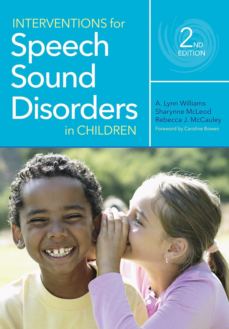 Interventions for Speech Sound Disorders in Children (CLI) b