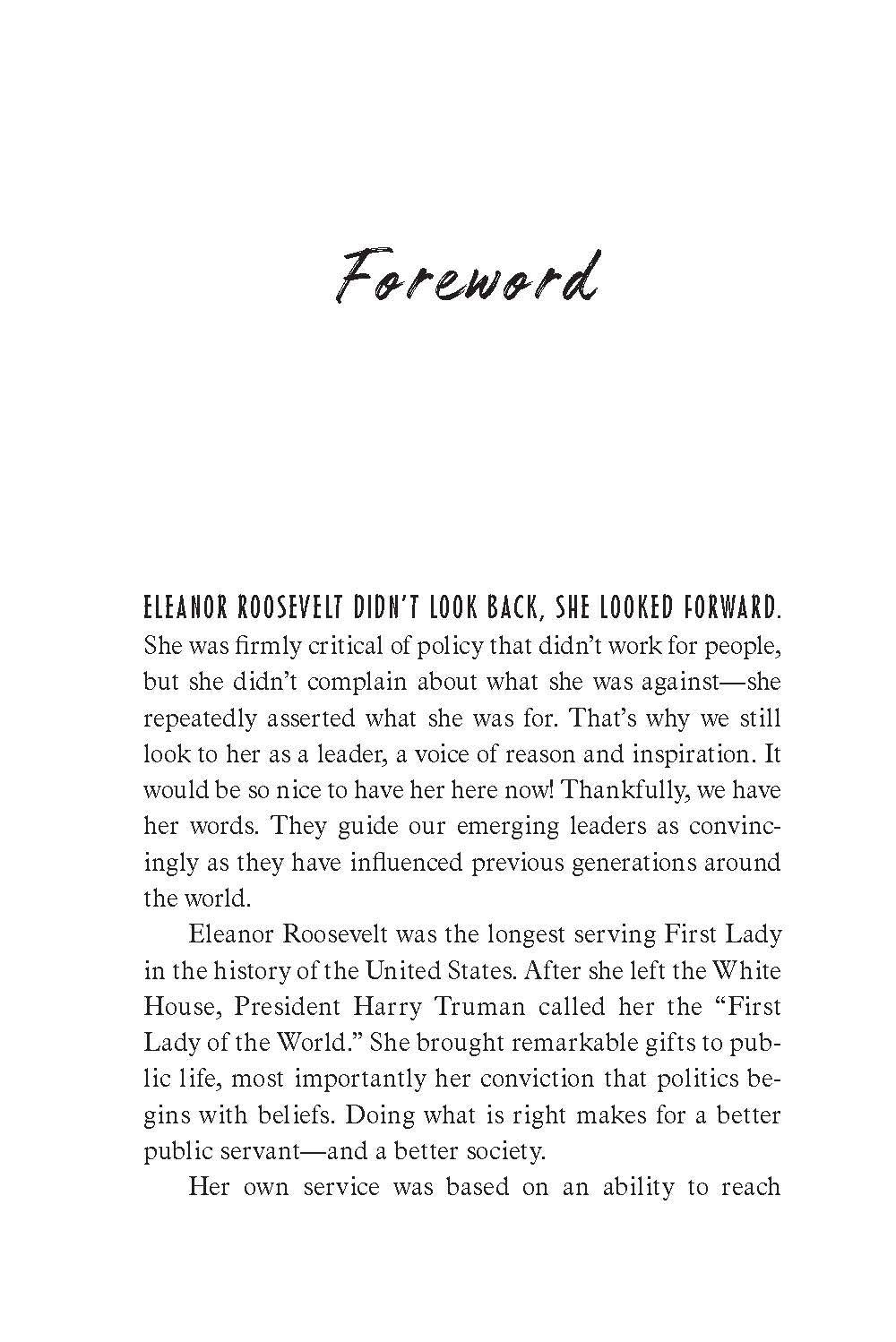 What Are We For?: The Words and Ideals of Eleanor Roosevelt