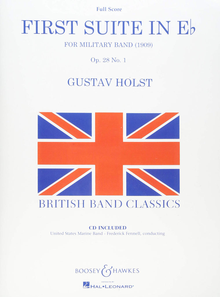 First Suite In E Flat For Military Band Deluxe Score With CD 1St