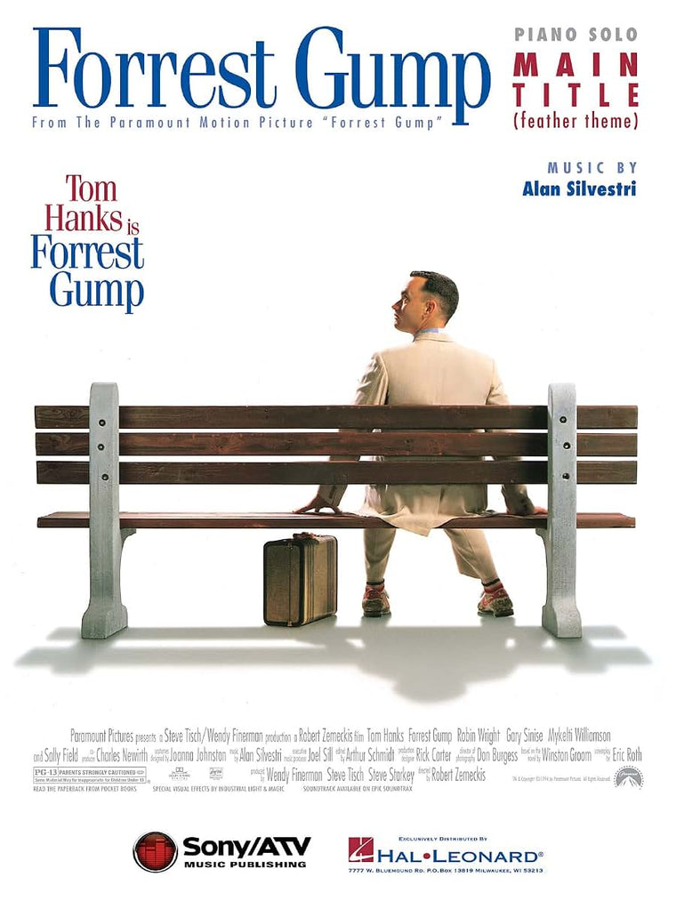 Forrest Gump Main Title Feather Theme for Piano Solo