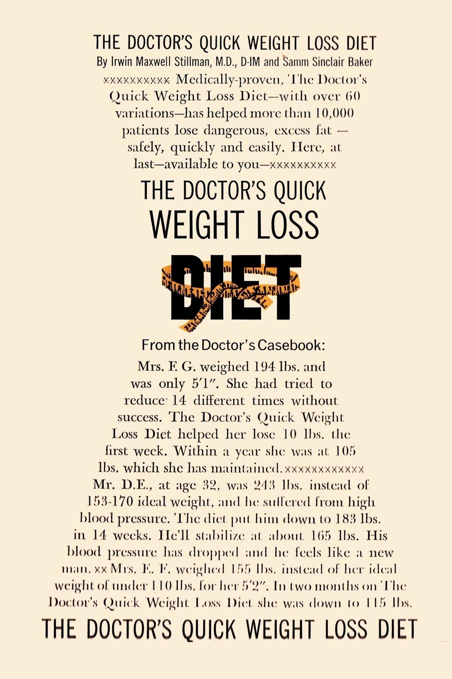 The Doctor's Quick Weight Loss Diet