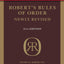 Robert's Rules of Order Newly Revised