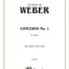 Clarinet Concerto No. 1 in F Minor, Op. 73 (Orch.): Part(s) (Kalmus Edition)