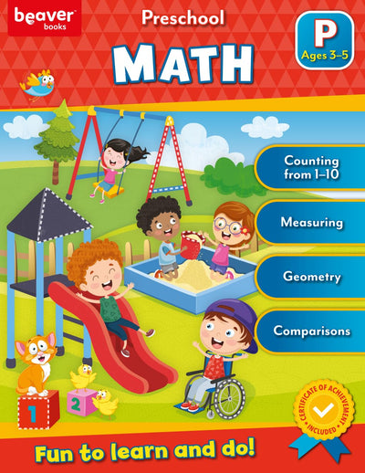 Head Start Math Head Workbooks: Ages 3-4 - Preschool Prep with Sticker Sheet (Preschool Workbook)