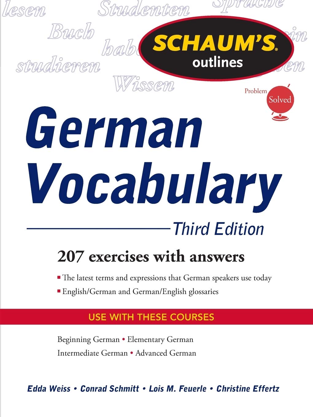 Schaum's Outline of German Vocabulary, 3ed (Schaum's Outlines)