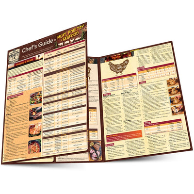 Chef's Guide to Meat, Poultry & Seafood: a QuickStudy Laminated Reference (QuickStudy Craft)
