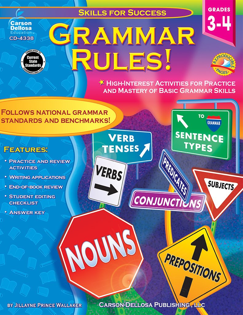 Grammar Rules!, Grades 3 - 4 (Skills for Success)