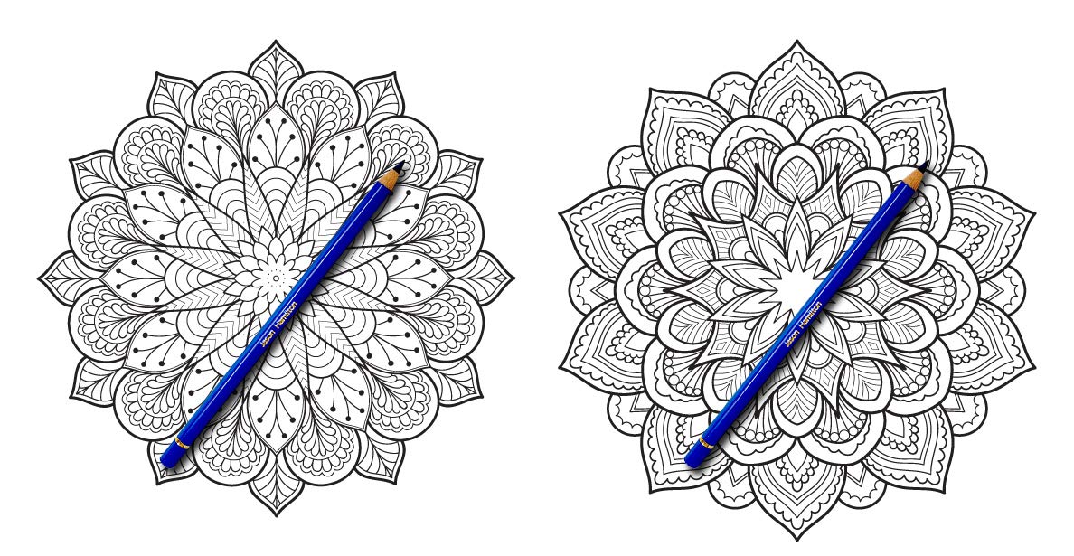 The Art of Mandala: Adult Coloring Book Featuring Beautiful Mandalas Designed to Soothe the Soul
